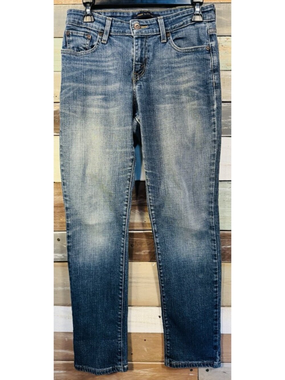 LEVI'S The Original Jean Women Demi Curve Mid Rise SKINNY SLIM Jeans Size 8M